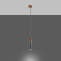 Pendelleuchte ZANE 1 grau