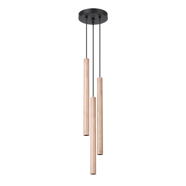 Pendelleuchte PASTELO 3P Holz