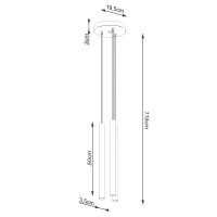 Pendelleuchte PASTELO 3P Beton