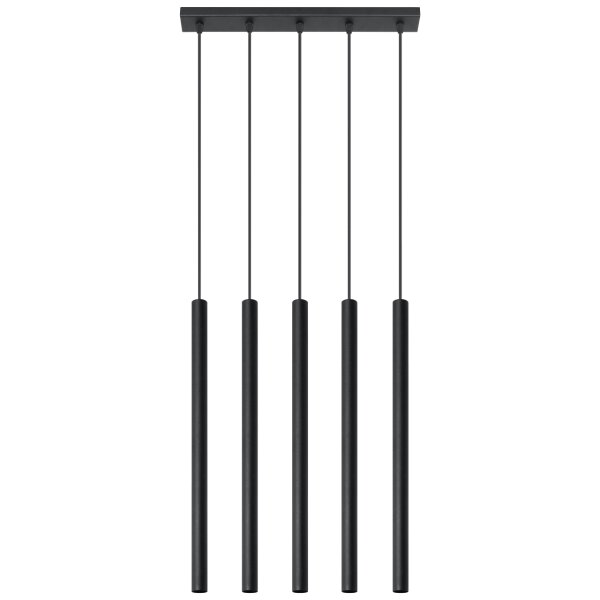 Pendelleuchte PASTELO 5 schwarz