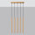 Pendelleuchte PASTELO 5L Gold