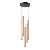 Pendelleuchte PASTELO 5P Holz