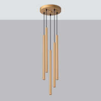 Pendelleuchte PASTELO 5P Gold