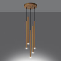 Pendelleuchte PASTELO 5P Gold