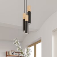 Pendelleuchte PABLO 3P schwarz