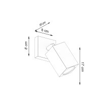 Wandleuchte KEKE Eiche