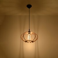 Pendelleuchte MANDELINO Naturholz
