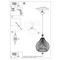 Pendelleuchte APRILLA Holz