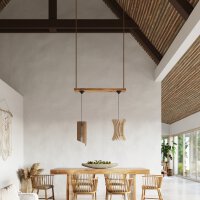 Pendelleuchte ORIANA Holz