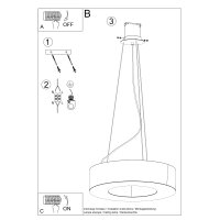 Kronleuchter SATURNO SLIM 50