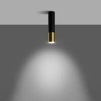 Deckenleuchte LOOPEZ schwarz/golden