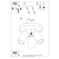 Deckenleuchte RING 3P