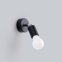 Wandleuchte FORNES 1 schwarz
