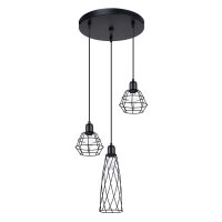 Pendelleuchte SUBA 3P schwarz