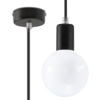 Pendelleuchte EDISON schwarz