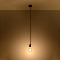 Pendelleuchte EDISON schwarz