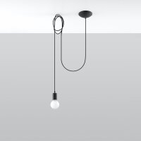 Pendelleuchte EDISON 1 schwarz