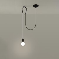 Pendelleuchte EDISON 1 schwarz