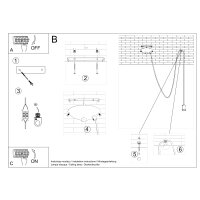Pendelleuchte EDISON 1 schwarz