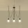 Kronleuchter EDISON 3 schwarz