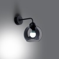 Wandleuchte ALINO 1 schwarz