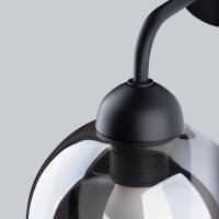 Wandleuchte ALINO 1 schwarz