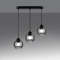 Pendelleuchte ALINO 3 schwarz