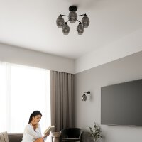 Wandleuchte FILLAN 1 schwarz