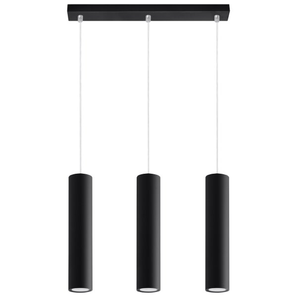 Pendelleuchte LAGOS 3L schwarz