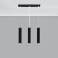 Pendelleuchte LAGOS 3L schwarz