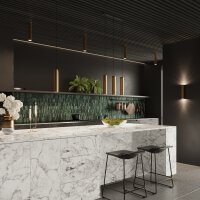 Wandleuchte LAGOS 2 poliertes Gold