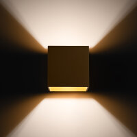 Wandleuchte QUAD 1 Gold