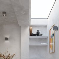 Wandleuchte QUAD 1 Anthrazit